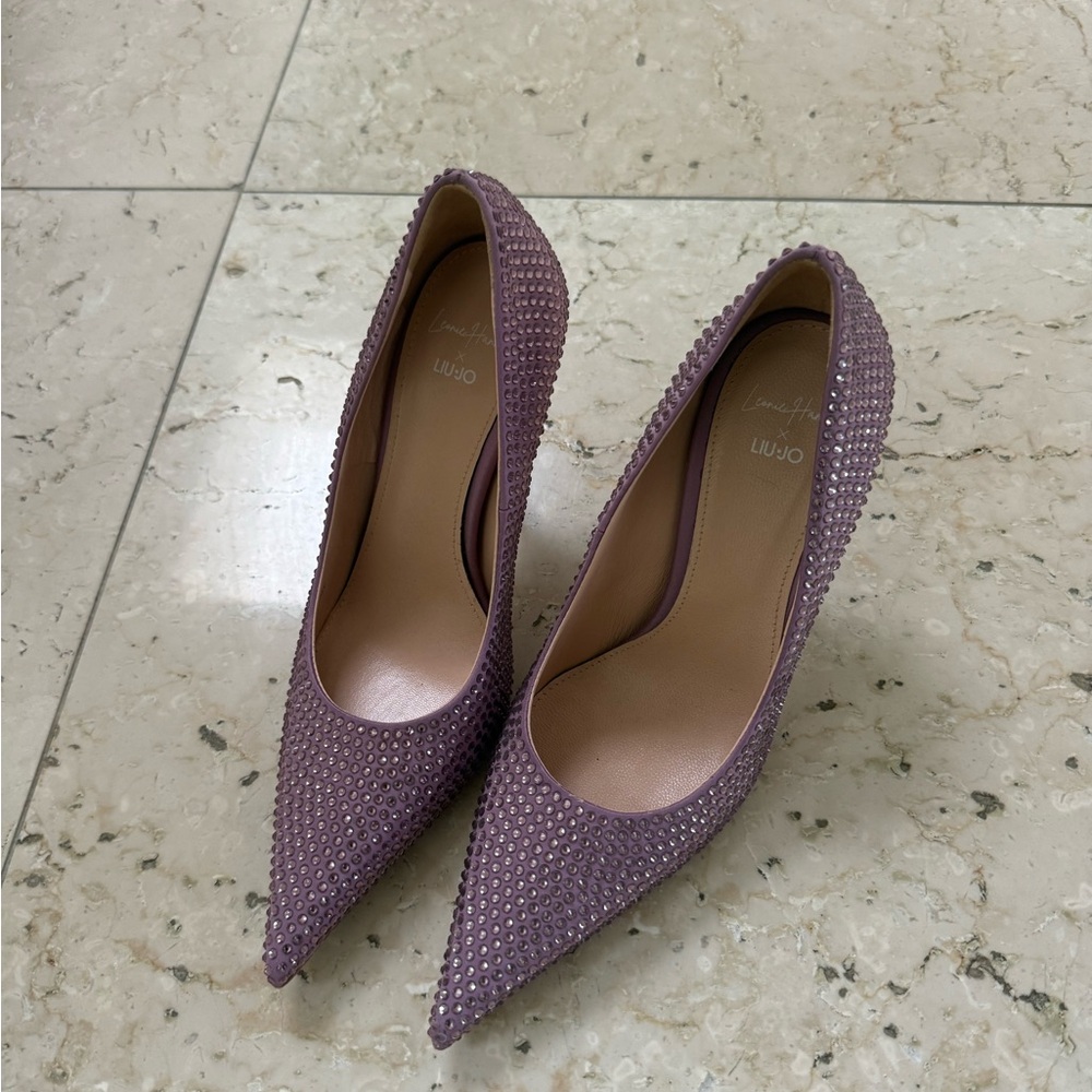 Liu Jo Purple Studded Heels
